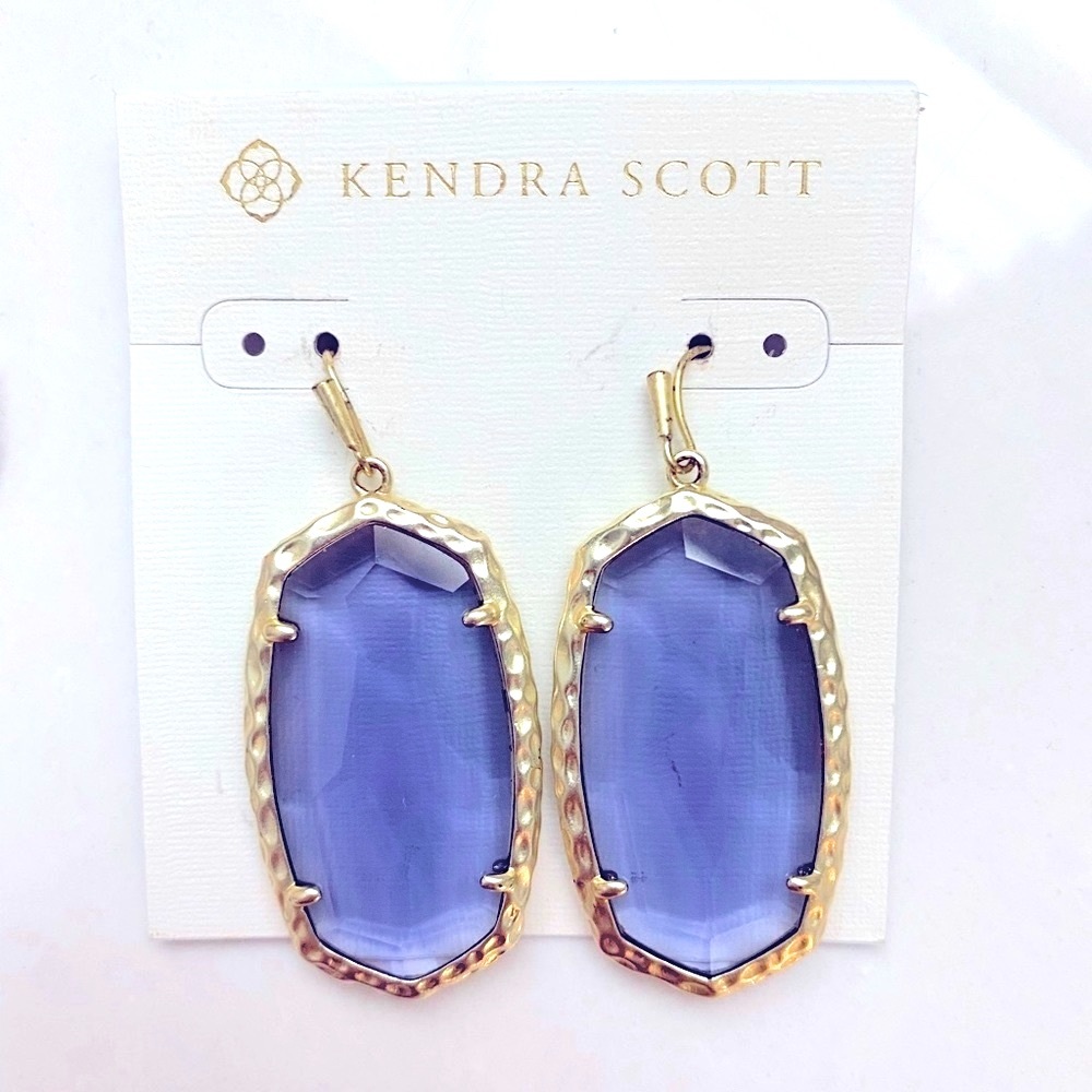 Kendra Scott Ella Lolite Earrings - Rare & Retired